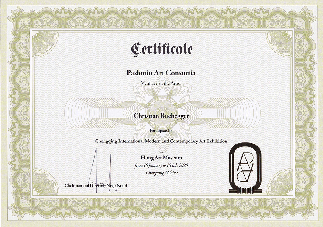 Certificate Chongquing